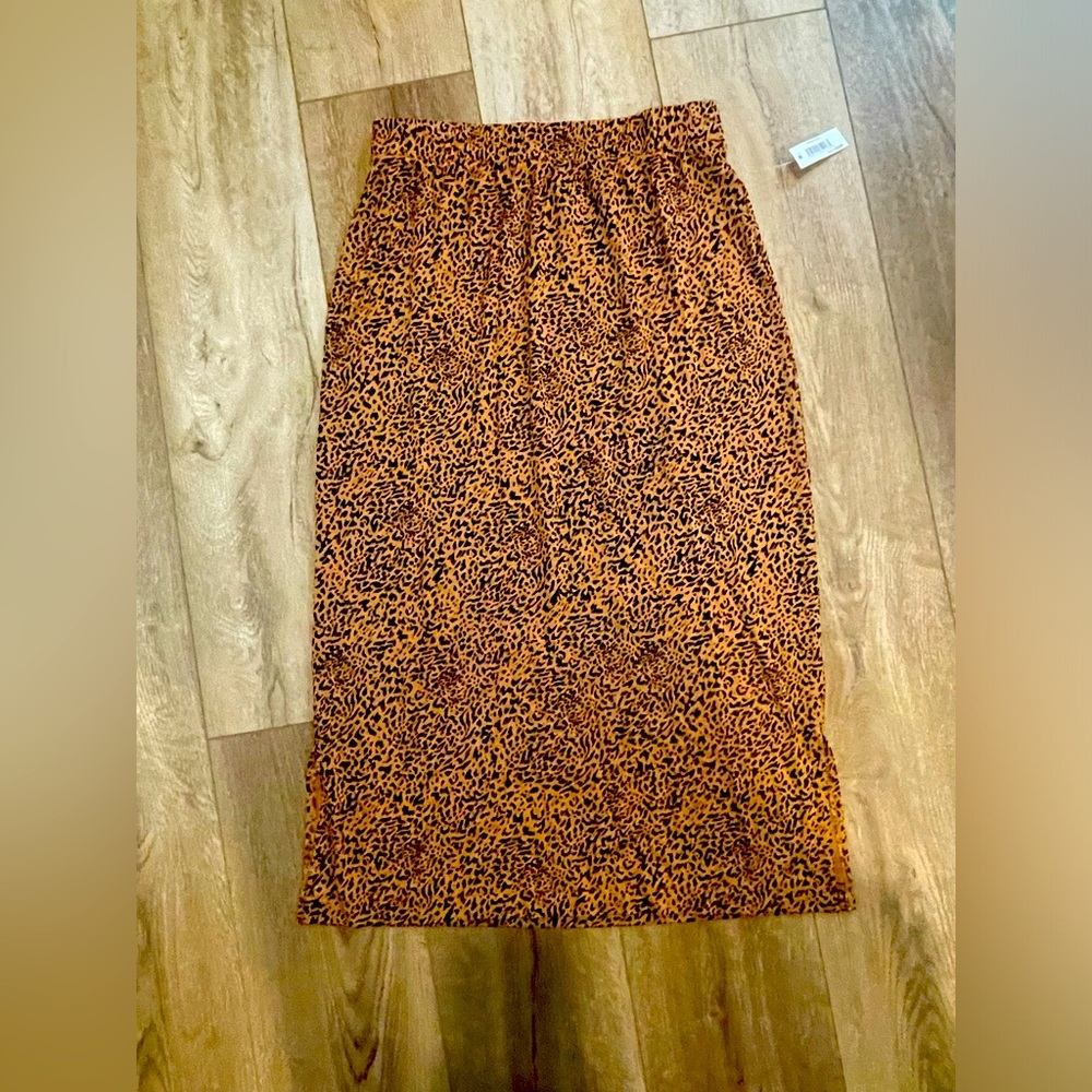 Cheetah print skirt small